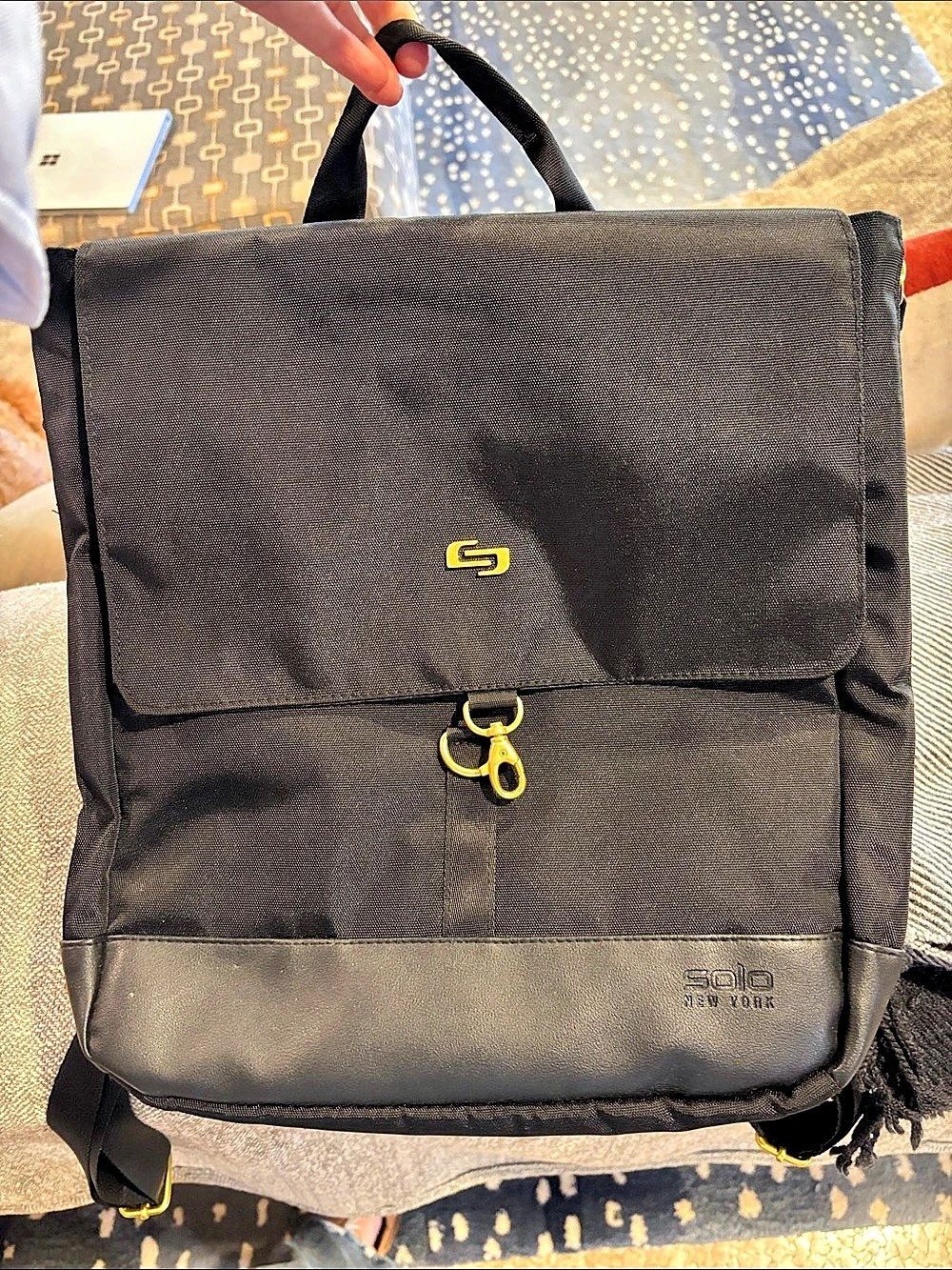 solo Backpack in Black
